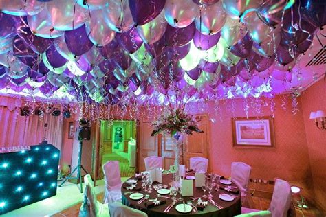With this list well…no one said that this was a strictly party décor list for children! Balloon Ceiling Decorations