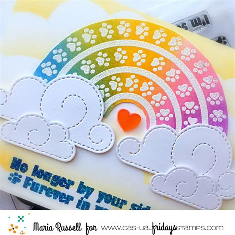 Cas Ual Fridays Stamps Rainbow Bridge Card
