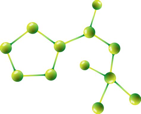 Molecule Structure Model Sign Molecules In Chemistry Science For