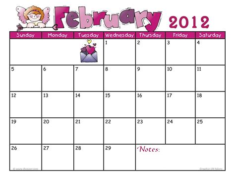 Download the 2012 calendar with holidays. 2012 Feb. numbered | February 2013 calendar, Calendar pdf ...