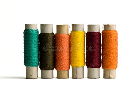 Spools Of Thread Stock Photo Image Of Detail Crafts 3340672
