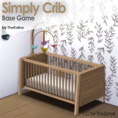 Simply Crib By The Kalino Liquid Sims