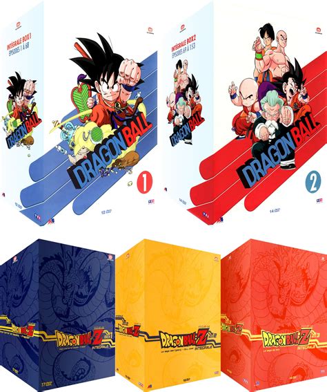 Fairy tail, l'intégrale en édition collector; Dragon Ball Z + Dragon Ball - Intégrale Collector Pack 5 ...