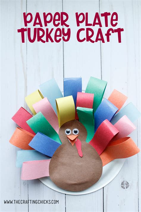 Paper Plate Turkey Craft The Crafting Chicks