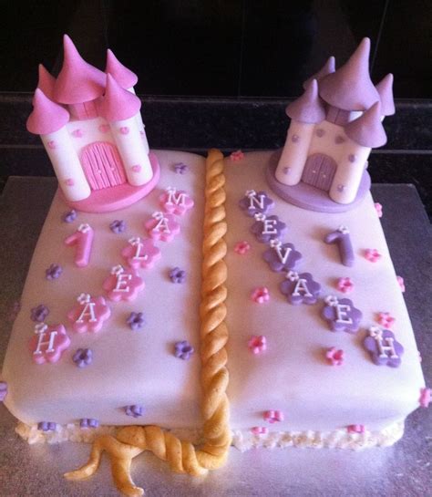 Twin Girls Birthday Cake Twin Birthday Cakes Birthday