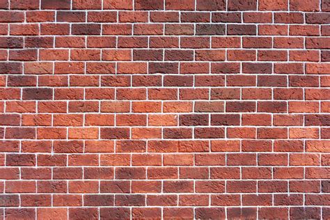 Red Brick Wall Print A Wallpaper