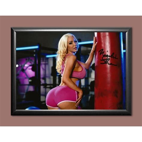 Nicolette Shea Adult Model Signed Autographed Poster Photo A X