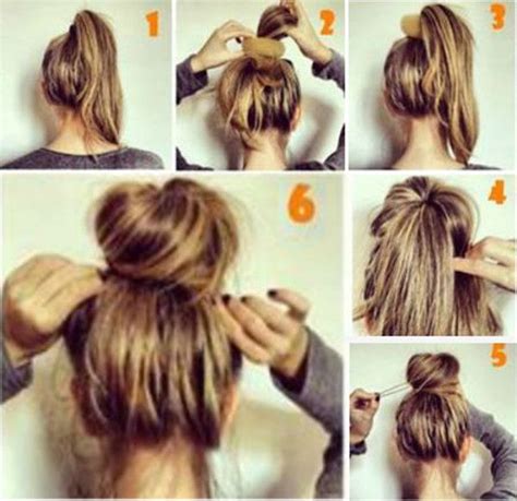 Create a simple casual updo with a messy side bun how to: How to Add Hair Volume, for Thin Hair Making Ideal Messy ...