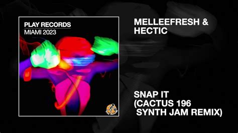 Melleefresh And Hectic Snap It Cactus 196 Synth Jam Remix Youtube