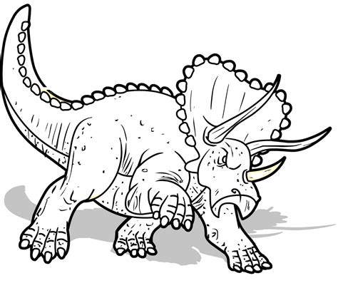 T Rex Dinosaur Coloring Pages At Free Printable
