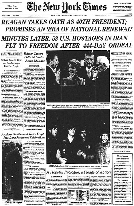 On This Day January 20 The New York Times