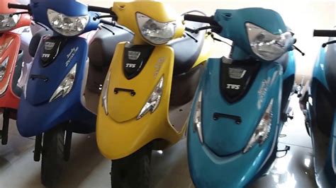 2018 Tvs All Scooter Colorsntorq 125 Yellowred And Greenscootyzest
