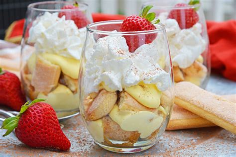 Cake has no place at this dessert table. Lady Finger Dessert Recipes : Tiramisu Trifle Holiday ...