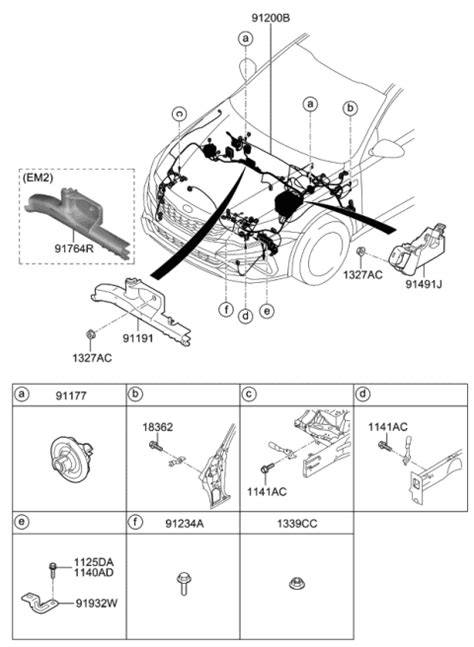 Front Wiring 2019 Kia Optima