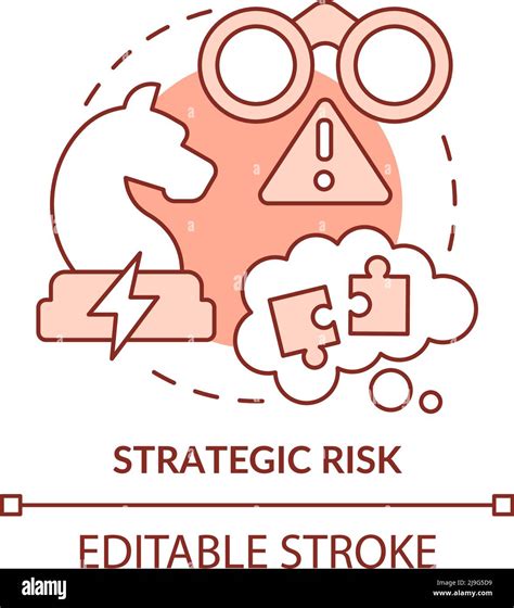 Strategic Risk Terracotta Concept Icon Stock Vector Image And Art Alamy