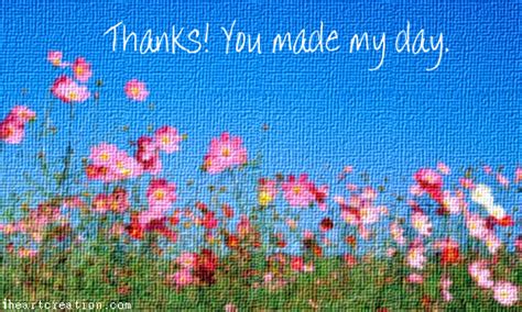 My working day begins at 7 o'clock in the morning when i get up. You Made My Day! Free Congratulations eCards, Greeting ...