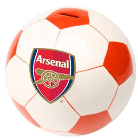 The money saves and you can buy anything in the shop with this money hack. Arsenal FC Football Money Box Traditional Gifts | TheHut.com