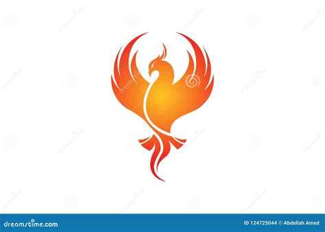 Creative Phoenix Bird Logo Stock Vector Illustration Of Elegant