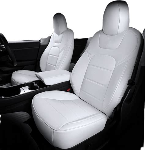 Premium Customizable Vegan Leather Seat Covers For Tesla Model Y 2020