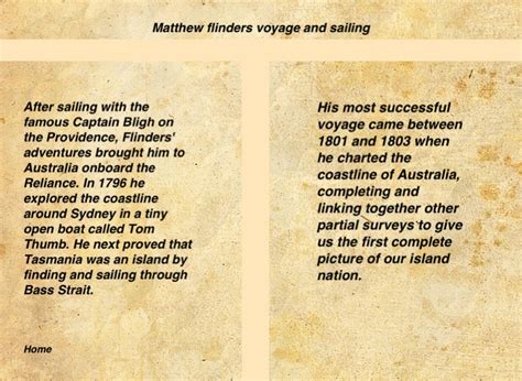 Matthew Flinders By Brigitte Basile Screen 11 On Flowvella