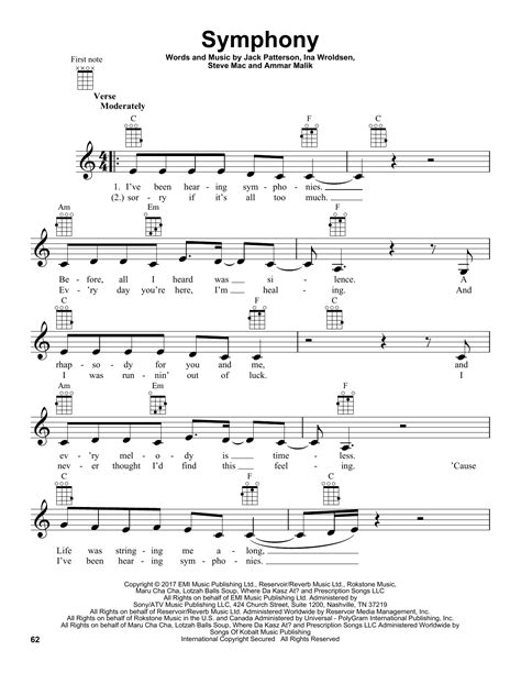 Clean Bandit Symphony Feat Zara Larsson Sheet Music And Chords