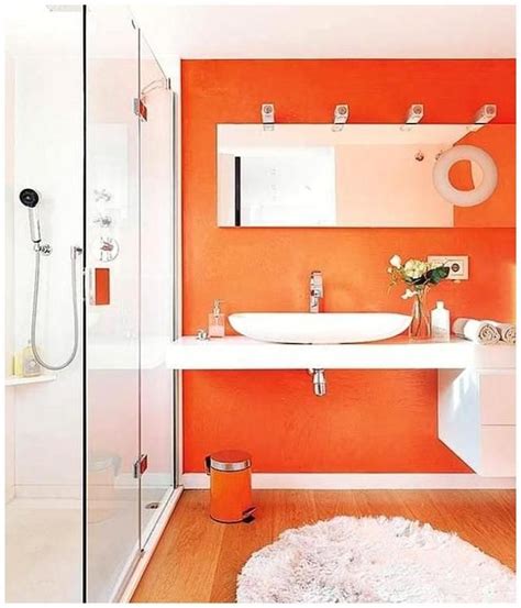 6 piece pc bathroom accessories set bin soap dispenser toothbrush tumbler holder. Orange bathroom accessories | Orange bathrooms, Orange ...