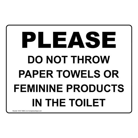 Please Do Not Flush Paper Towels Down Toilet Printable Printable