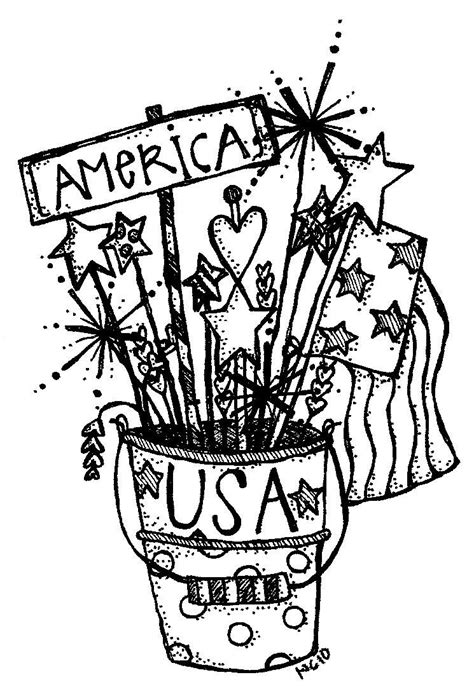 We offer premium quality hand drawn cliparts, digital papers and all round design resources. Patriotic stuff | 4th of july clipart, Patriotic garden ...