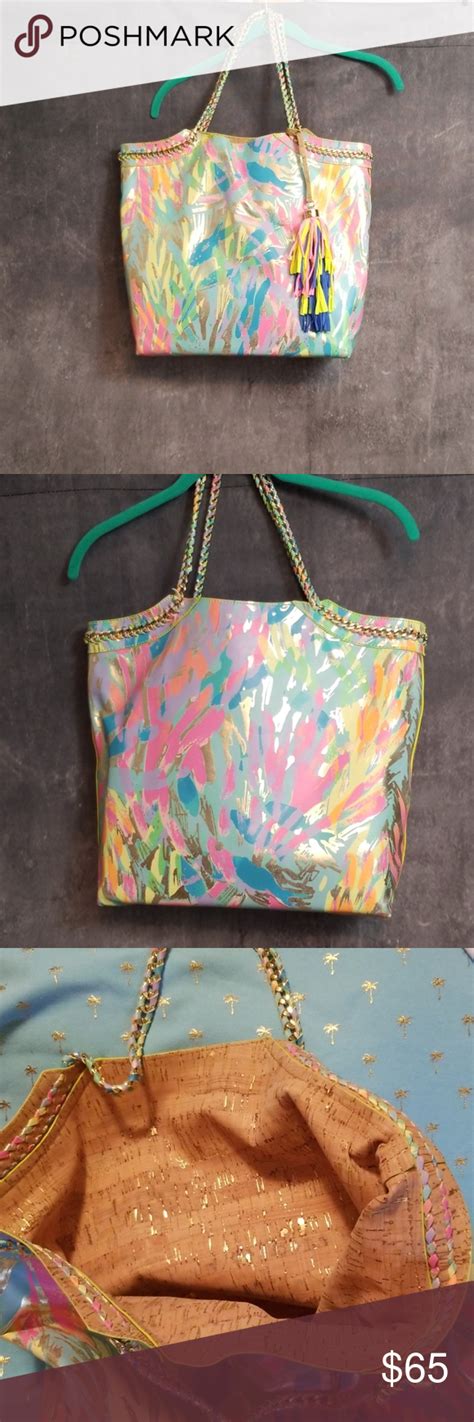 Final Drop 🍍lilly Pulitzer Sparkling Sands Tote Lilly Pulitzer Bags