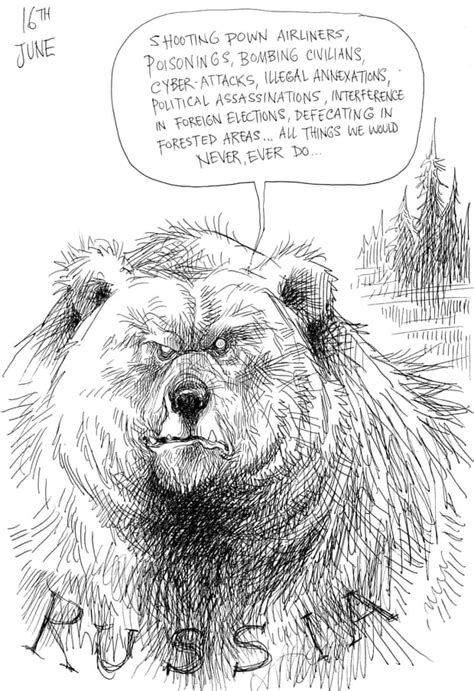 An Evil Bear A Tinpot Churchill A Vile Virus My Sketch Show For Our