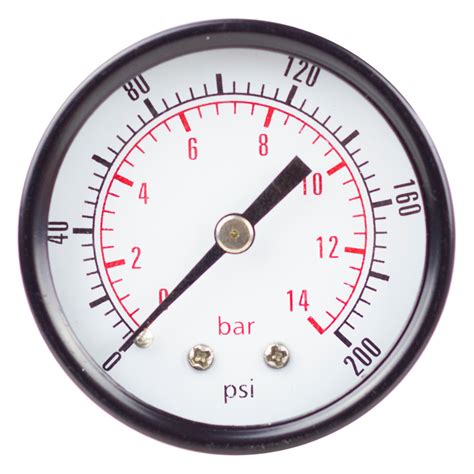 Pneumaticplus Air Pressure Gauge 2 Dial 14 Npt 0 160 Psi