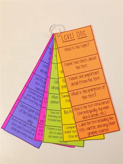 Life In Fifth Grade Blooms Taxonomy Ladders Non Fiction Blooms