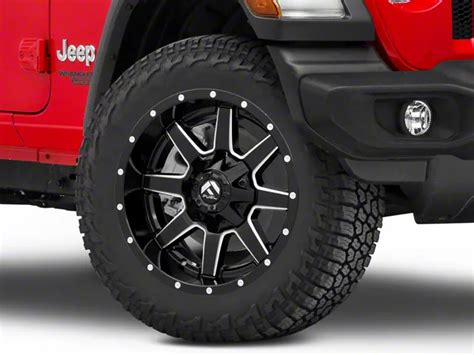 Fuel Wheels Jeep Wrangler Maverick Gloss Black Milled Wheel 20x9