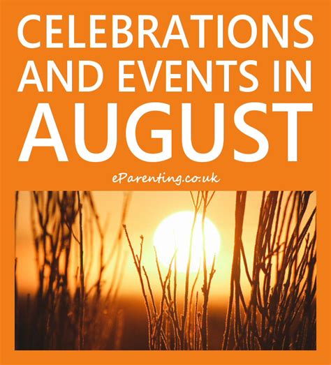August 2023 Events Celebrations Special Days Artofit