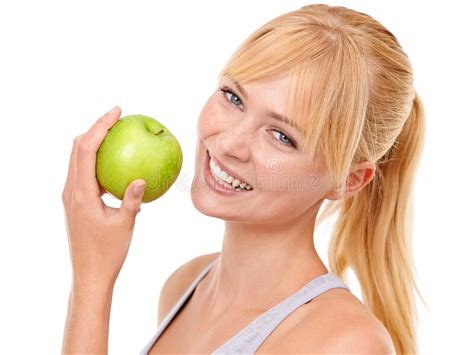 Fruit Is The Best Snack Studio Portrait Of An Attractive Young Woman