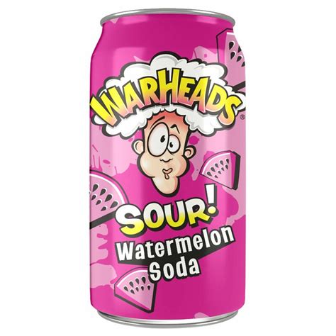 Warheads Sour Watermelon Soda 355ml Tubbees Tuck Shop