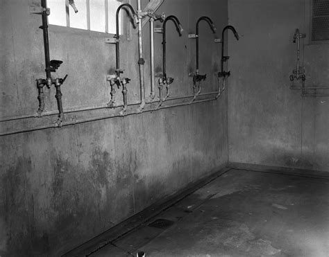 Dilapidated Showers Built For Prisoners Of War In 1943 Texas