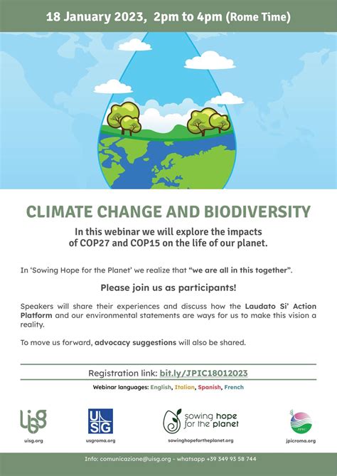 Climate Change And Biodiversity Webinar 18 January Amri
