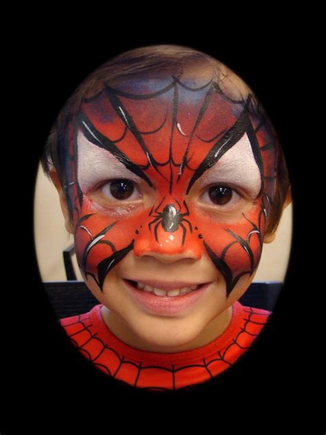 Really Quick Spider Mask Face Paint Tutorial