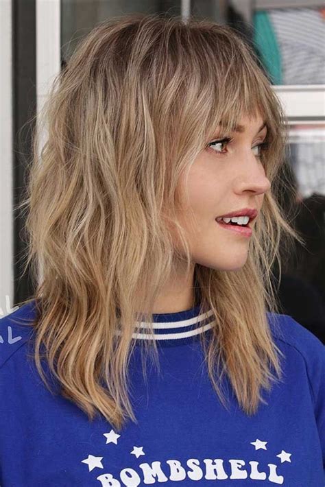 You may know why you want to cut your hair shorter, but sometimes you need some more inspiration before. Medium Length Hairstyles To Look Unique Every Day | Bangs ...