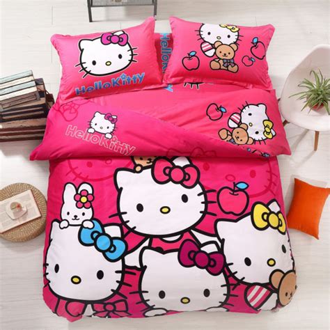 This bedding is really soft, and the colors are bright. Hello Kitty Bedding Sets Model 8 | EBeddingSets