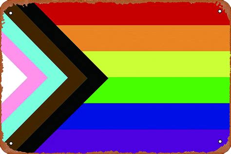 Pride Flag Black Brown Lgbtqia Pride Rainbow Flag Black