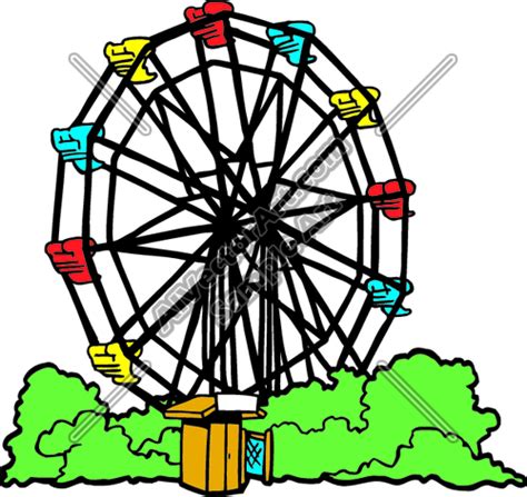 Carnival Ferris Wheel Clip Art Ferriswheel Clipart And Vectorart