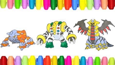 All of these giratina pokémon x and y mewtwo heatran, pokemon png clipart. Pokemon coloring Heatran, Regigigas and Giratina - YouTube