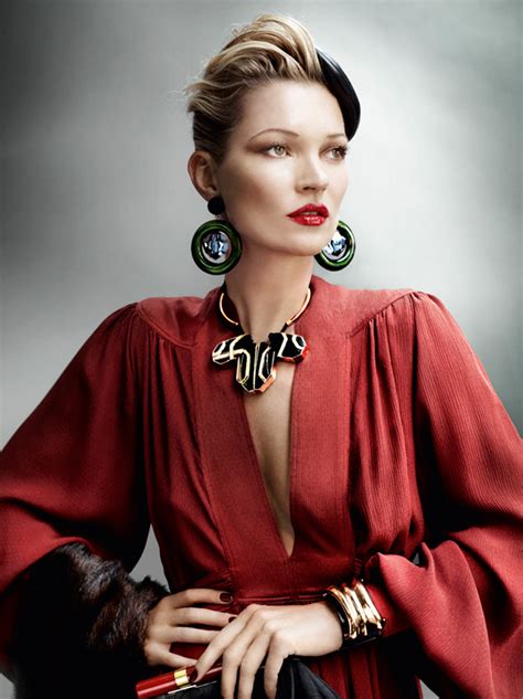 Kate Moss By Mario Testino For British Vogue