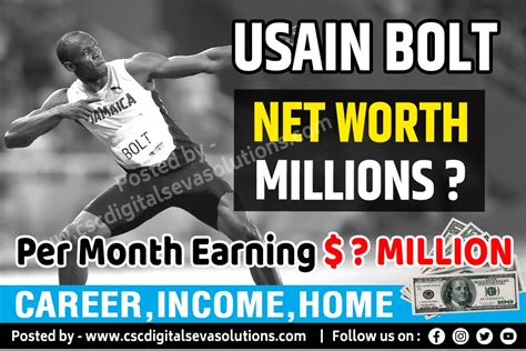 Usain Bolt Net Worth 2023 Salary Assets Awards Biography