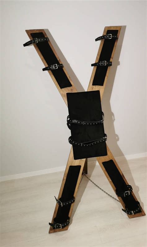 Bdsm Wooden Cross Furniture Slave Body Fixation Deluxe Etsy