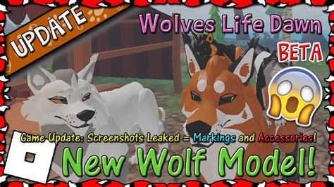 Roblox Wolves Life Dawn Beta New Wolf Model Is Out 26 Hd Youtube