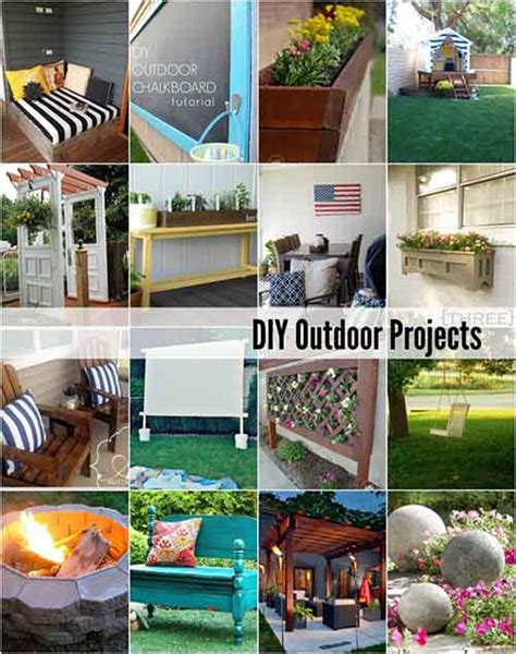 20 Diy Outdoor Projects