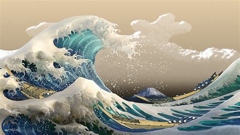Water Dissolves Water Aqueous Metaphors Japan Art Wave Art Art